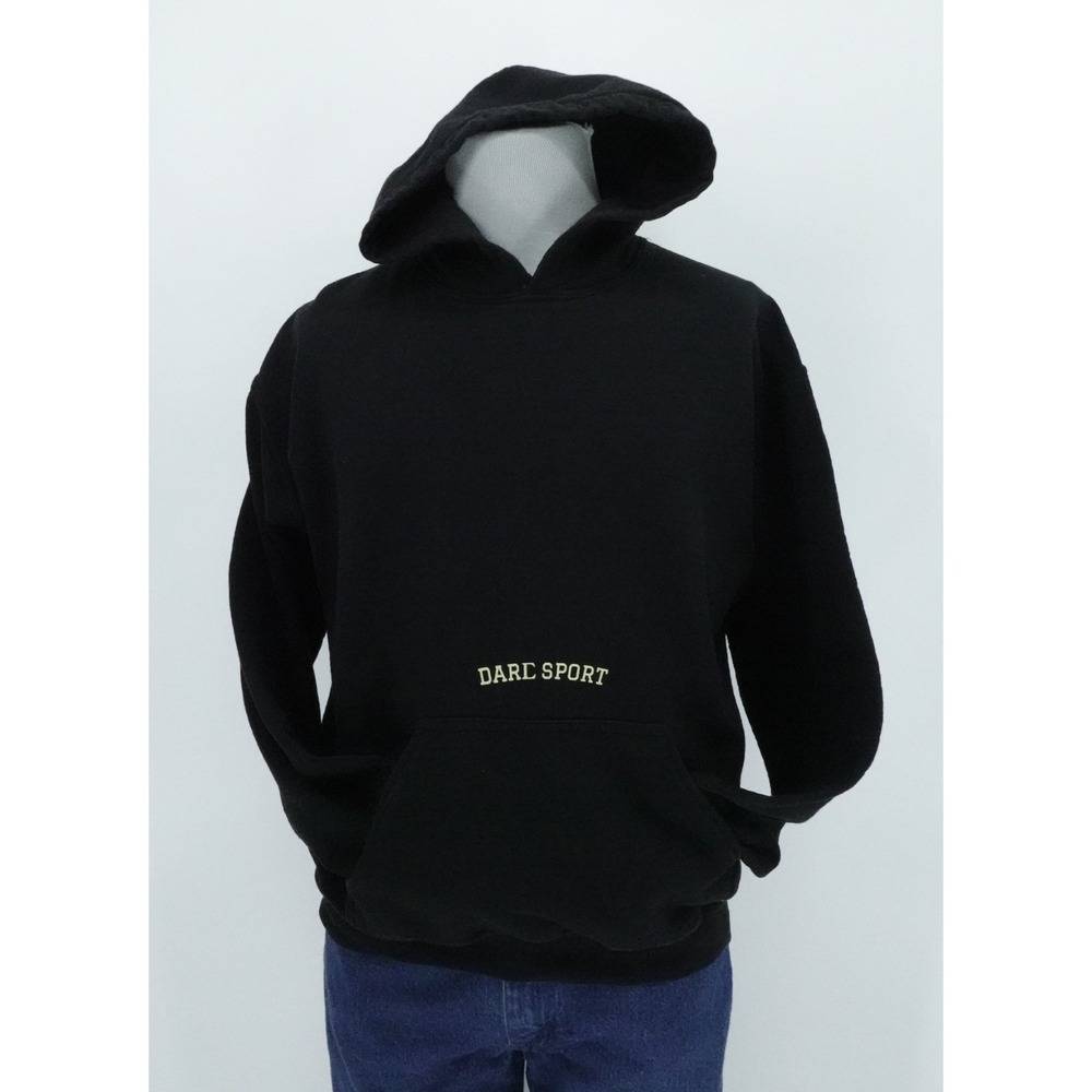 Darc Sport Hoodie Mens Small Black Wolves Club‎ Graphic Pullover Casual